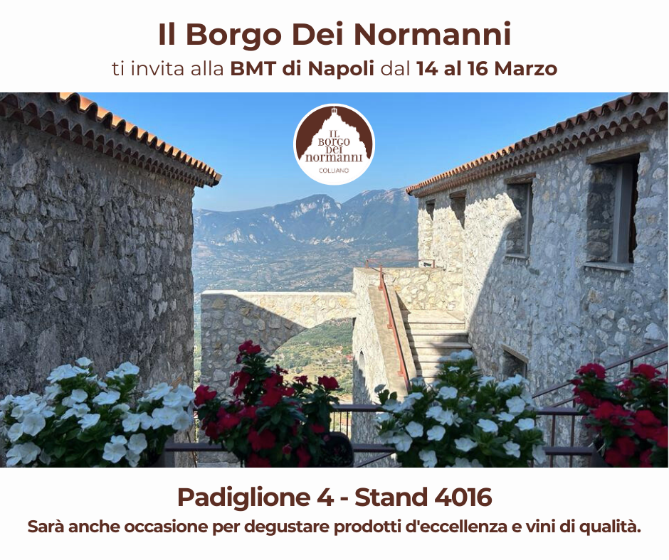 14-16 marzo Il Borgo dei Normanni si presenta alla BMT – Borsa Mediterranea del Turismo 2024